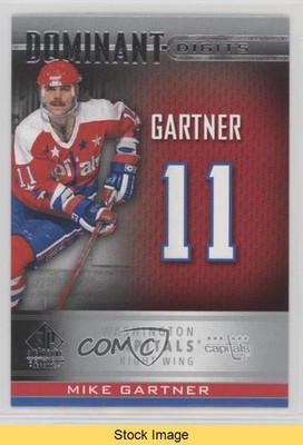 2020-21 SP Signature Edition Legends Dominant Digits Mike Gartner HOF READ 13og