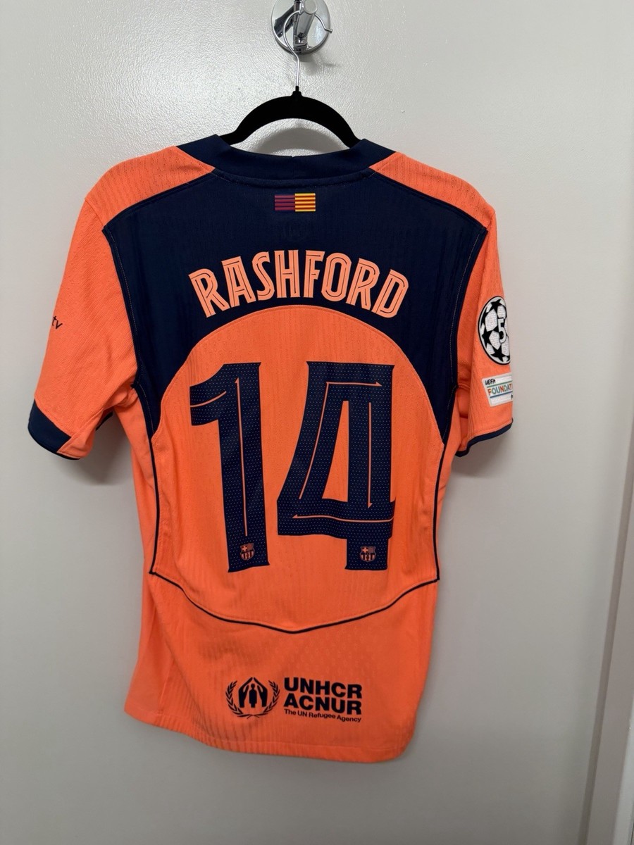 Nike FC Barcelona 2025/26 Third Shirt Rashford 14 Player Issue
