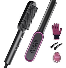 TYMO Ring Hair Straightener Comb with 5 Temps 20s Fast Heating Dual Voltage