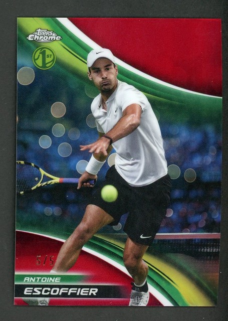 2025 Topps Chrome Antoine Escoffier Red Refractor #/5