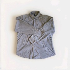 Dockers Stretch Men's Dress Shirt Brown Sz Large