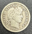 1906  Barber Dime