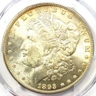 1893 Morgan Silver Dollar $1 Coin - Certified PCGS Uncirculated Details (UNC MS)