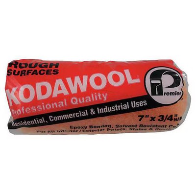 Premier 7Kw2-75 7'' Paint Roller Cover, 3/4'' Nap, Polyester/Knitted Wool