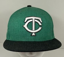 MINNESOTA TWINS "SHAMROCK" HAT CAP SNAPBACK NEW ERA 9FIFTY ADJUSTABLE FLAT BRIM