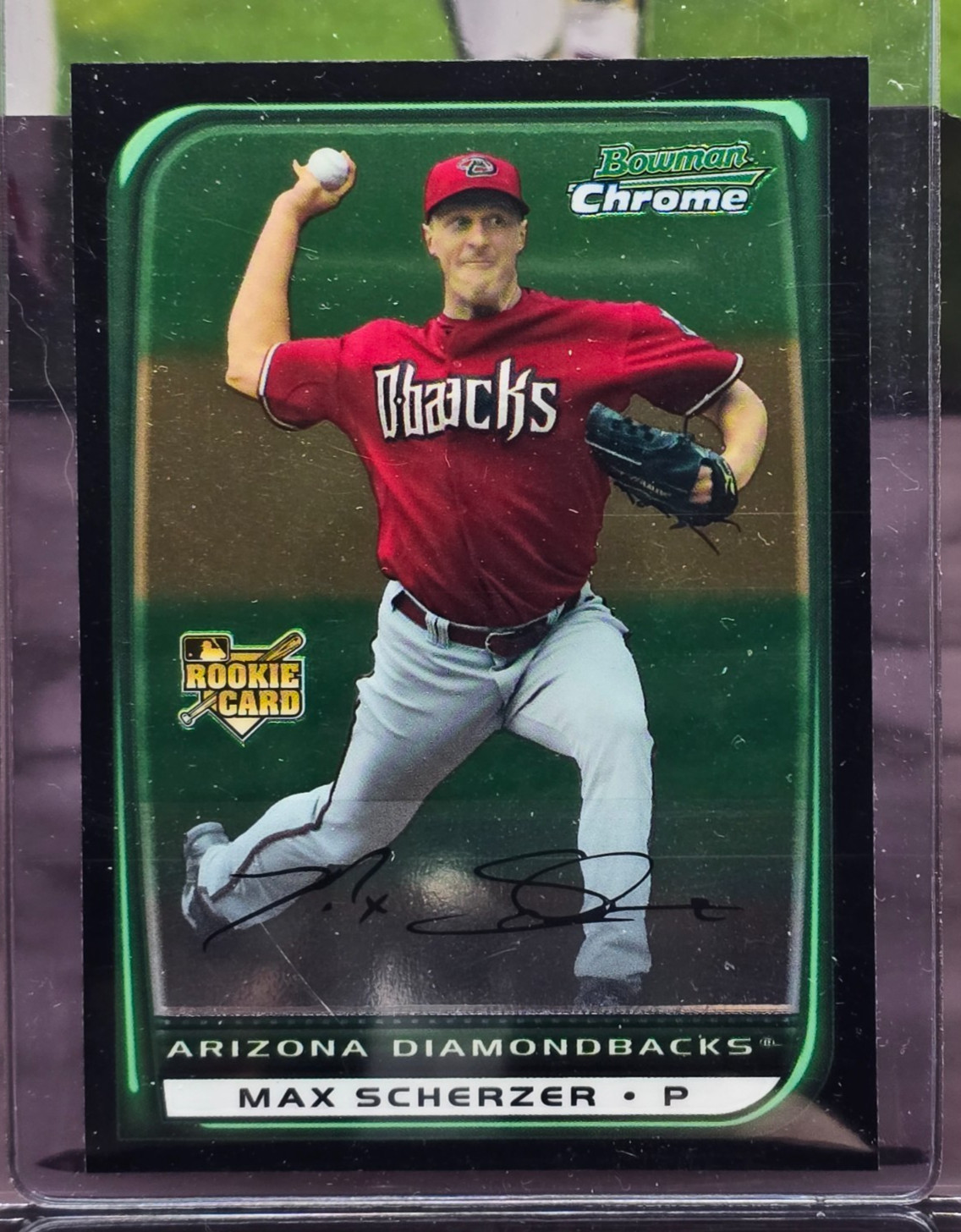 2008 Bowman Chrome Draft #BDP33 Max Scherzer Rc