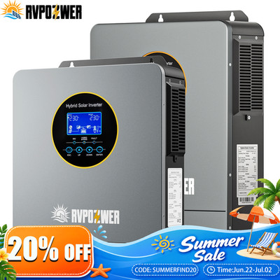 3KW 5.5KW Solar Hybrid Inverter Split Phase Off-Grid Pure Sine24V/48V 120V/240V