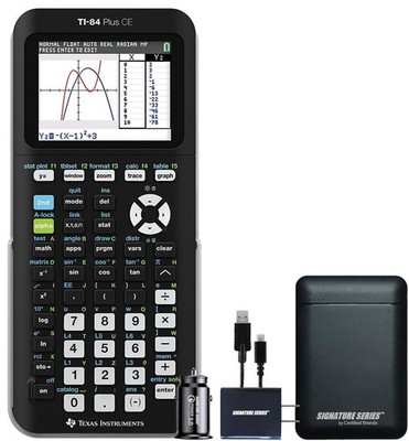 Texas Instruments TI-84 Plus CE Graphing Calculator, Black | Color Screen, Bu...