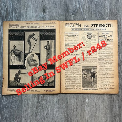 HEALTH & STRENGTH Fitness & Sports Magazine JOHN VALENTINE JUL 27 1935 V 57 NO 4 - Picture 3 of 16