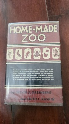 Home-Made Zoo (1969) Sylvia Greenberg Hardcover with Dust Jacket - 7th Printing