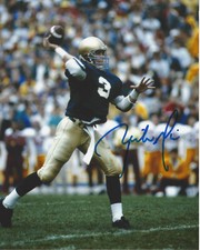 RICK MIRER - NOTRE DAME FIGHTING IRISH - SIGNED AUTHENTIC 8x10 PHOTO B COA NCAA