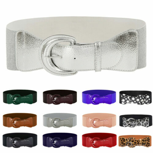 Garuglieri Neon Green Silver Studs Waist Belt Sz M Italian  display picture 1