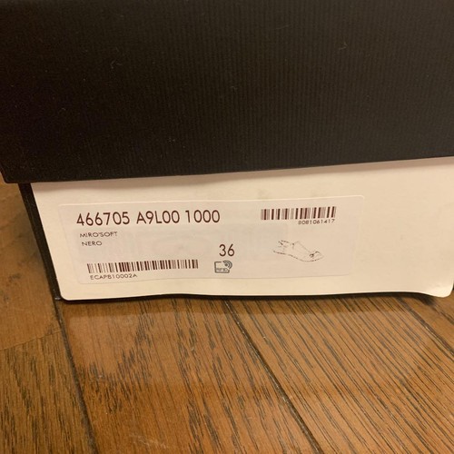 GUCCI Sandalias Mules Frat Horsebit Cuero Negro EU36 US6 Japón Envío gratuito - Imagen 9 de 24