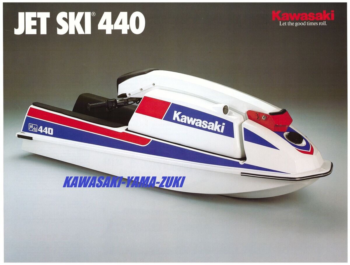 1989 JS440-A13 Jet Ski Kawasaki Sales Brochure [OEM/Original 1989 JS440-A13 Jet Ski Kawasaki Sales Brochure [OEM/Original
