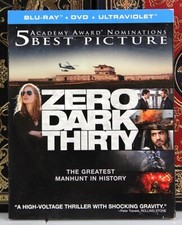 ZERO DARK THIRTY - BLU-RAY w/ SLIPCOVER DIGITAL - I SHIP BOXED