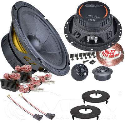 GROUND ZERO LAUTSPRECHER für VW GOLF III / 3 1991-1998 Front Vorn Tür 150W #AJDM