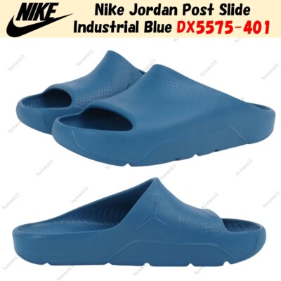 Nike Air Jordan Post Slide Sandals Size 12 Mens Industrial Blue DX5575 401 NEW Nike Air Jordan Post Slide Sandals Size 12 Mens Industrial  main image 3
