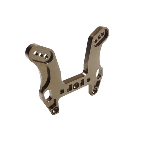 Plaque De Skid Avant Ultimate Racing Pour Kyosho MP9/MP10 1:8 - En Acier Inoxydable 0,5 Mm, Protection Châssis