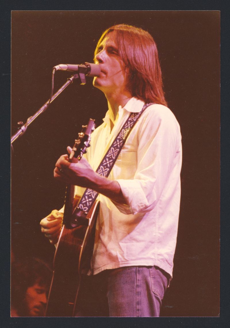 1970s JACKSON BROWNE Live On Stage Vintage Photo FOLK-ROCK STAR bn