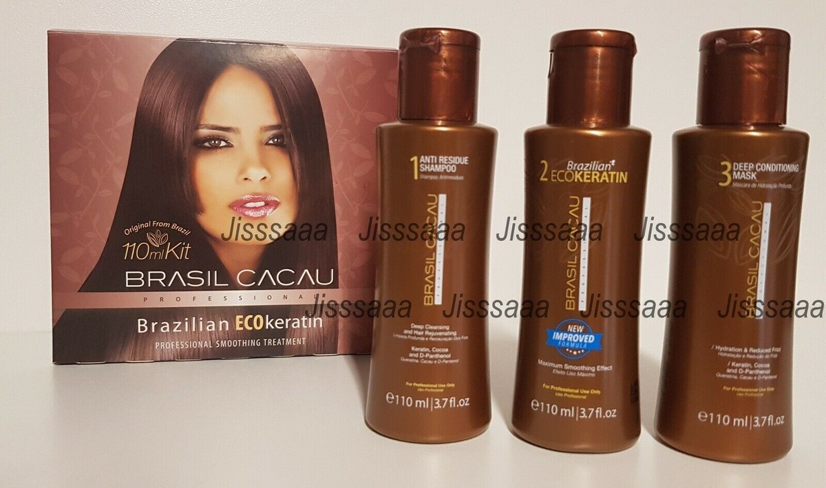 110ml Kit Brazilian Eco Keratin Brasil Cacau BRASIL CACAU