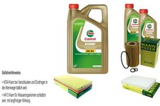 INSPEKTIONSKIT FILTER CASTROL 7L ÖL 5W30 für Mercedes-Benz Viano W639 CDI 2.2