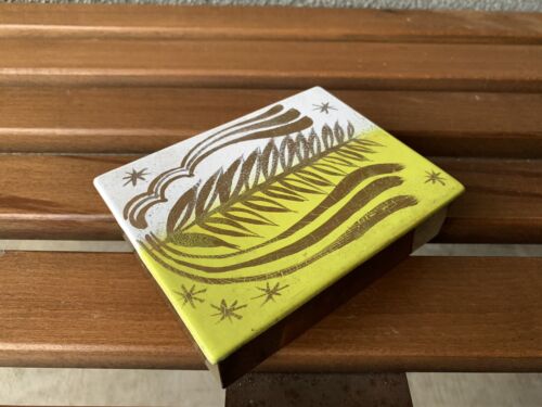 Edward Ed Winter Enamel Box Bronze SCULPTURE VINTAGE MID CENTURY EAMES ERA