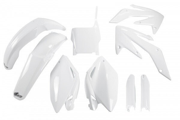 Set Plastics Motorradverkleidungen Honda Crf 250 R 2004 - 2005 Weiß Ufo Plast-image