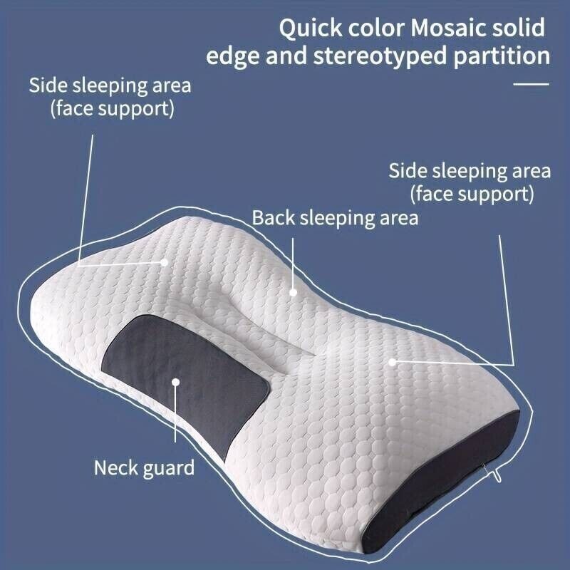 Luxury Pillow for Neck Pain Shoulder, Ergonomic, Orthopaedic, Support