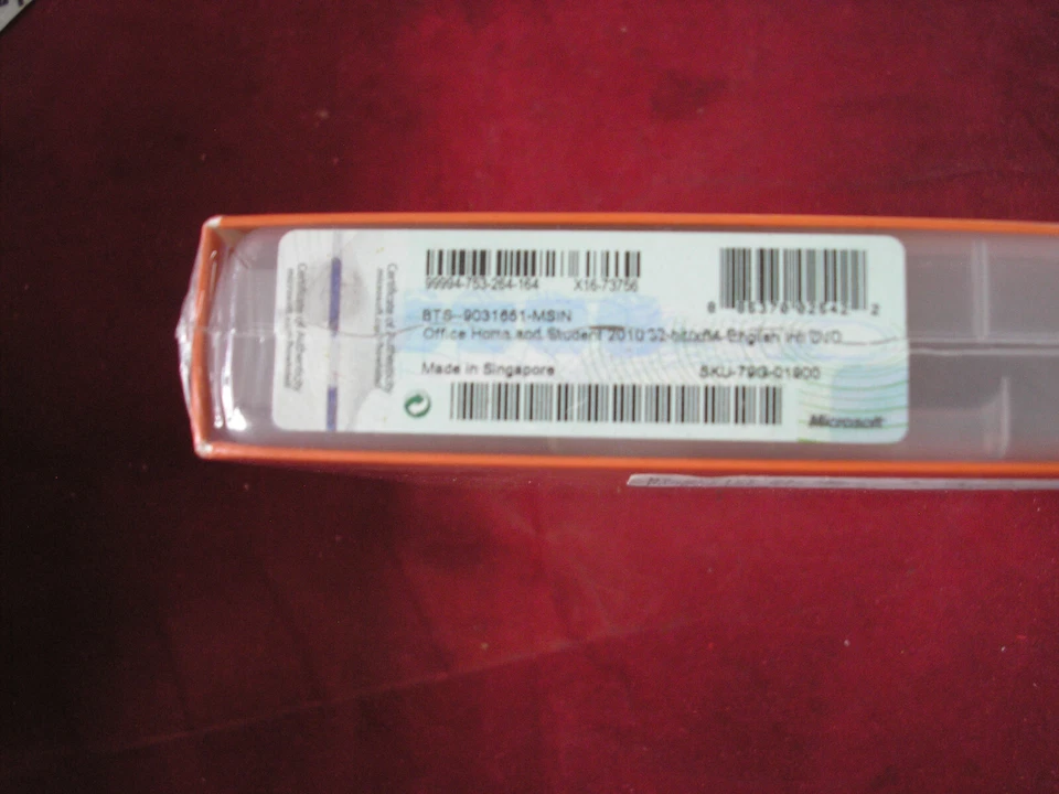 Microsoft MS Office 2010 Home and Student Family Pack For 3PCs =NEW SEALED BOX= - Image 4 of 4