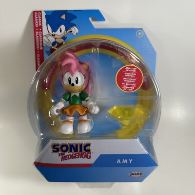 Sonic The Hedgehog Classic Amy With Yellow Chaos Emerald Action