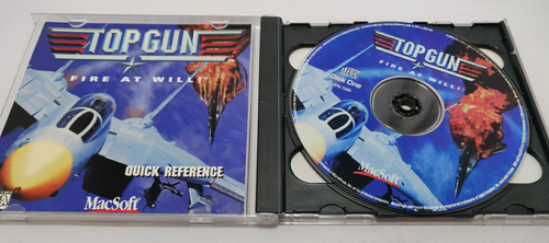 1998 Micropose Top Gun Fire At Will CD-ROM MAC CD Disk Only Video Game Macsoft - Picture 3 of 4