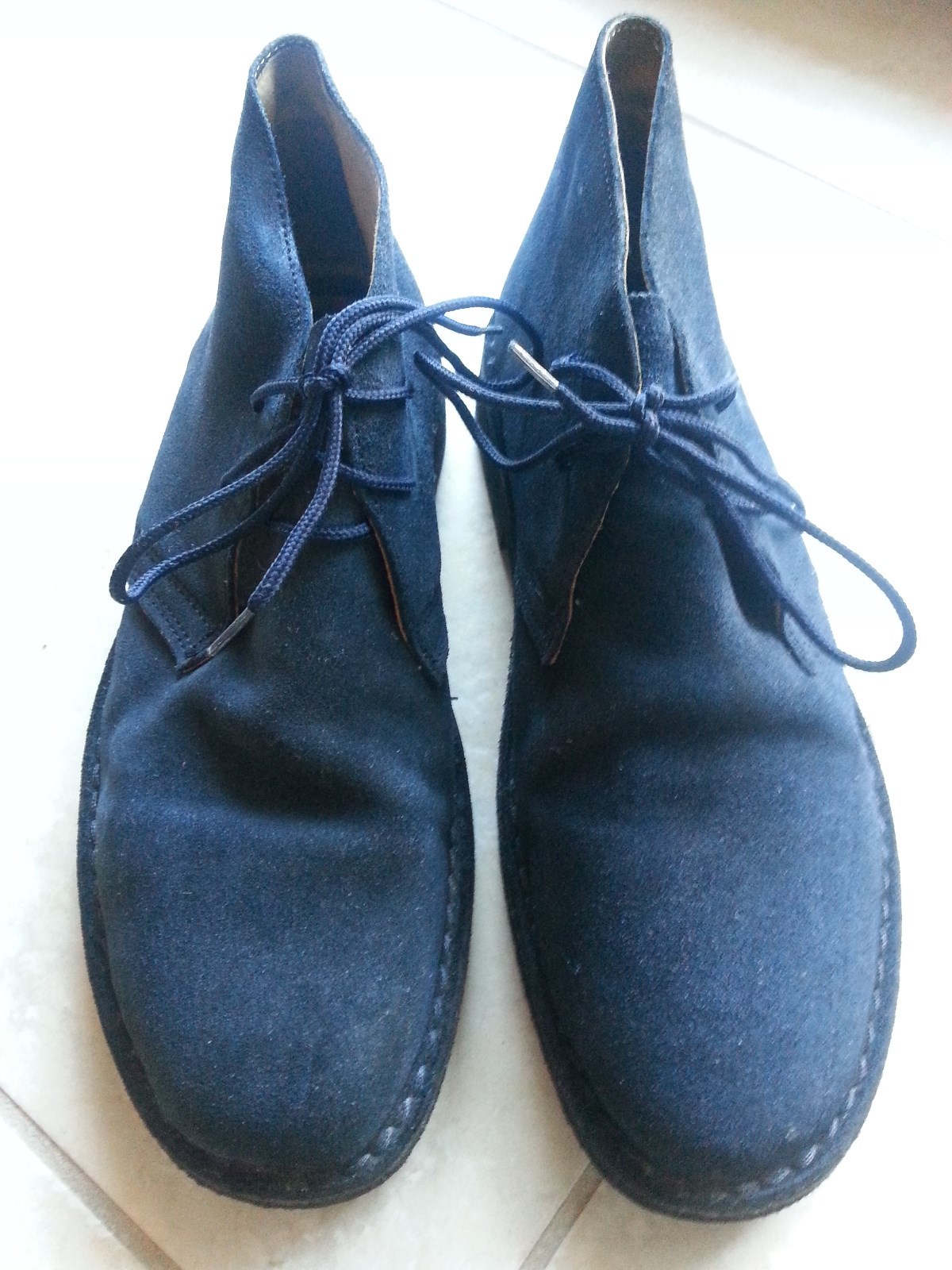 lotto 668 scarpe classiche sportive clark blu scuro n.41