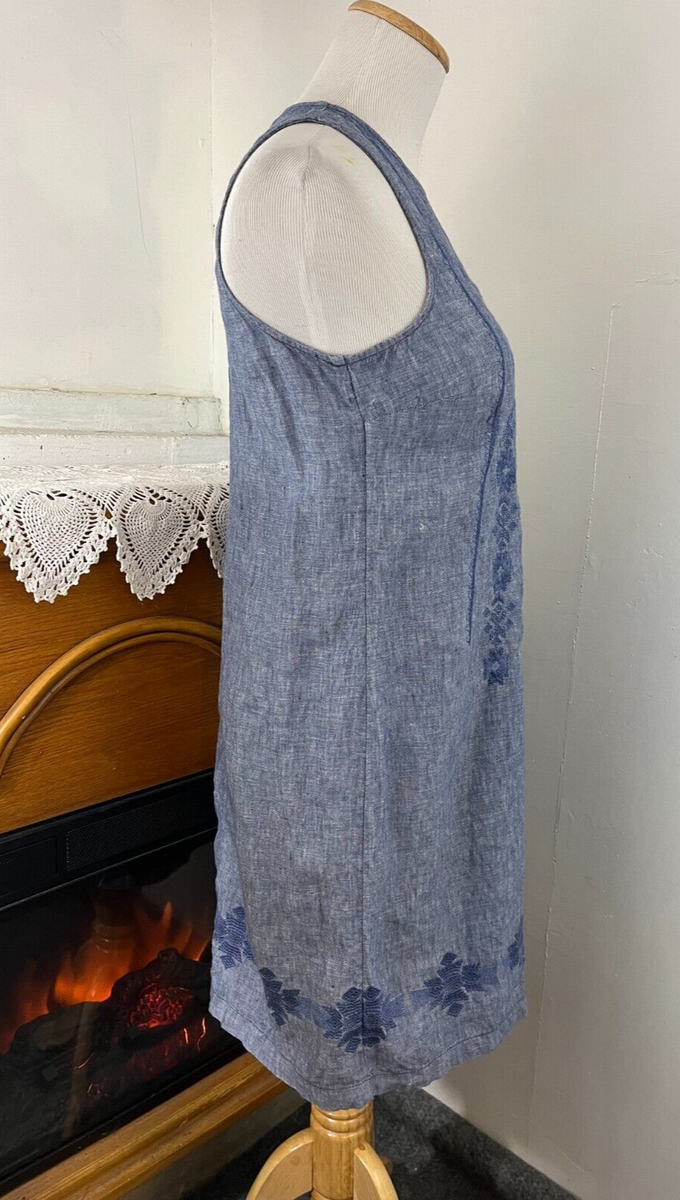 chinese dress ladies Natural Linen Dress | Made in USA