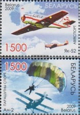 Weißrussland 773-774 (complète edition) neuf avec gomme originale 2009 Luftsport