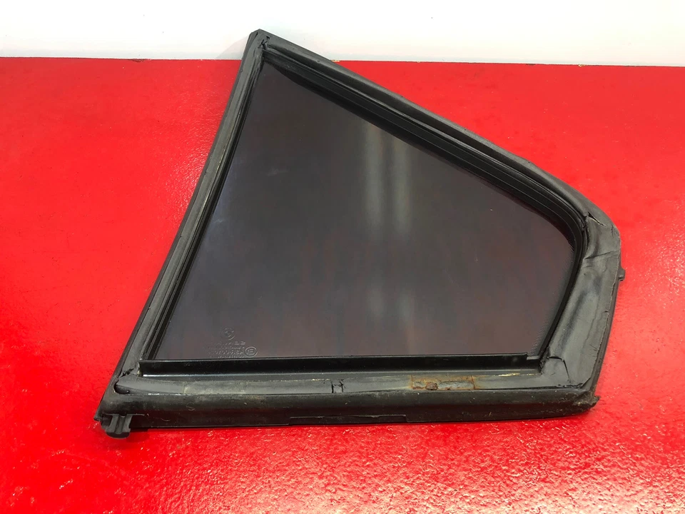 BMW 740i 740iL 1998-2001 puerta trasera derecha ventilación ventana cuarto de vidrio OEM E2 Foto 4 de 4