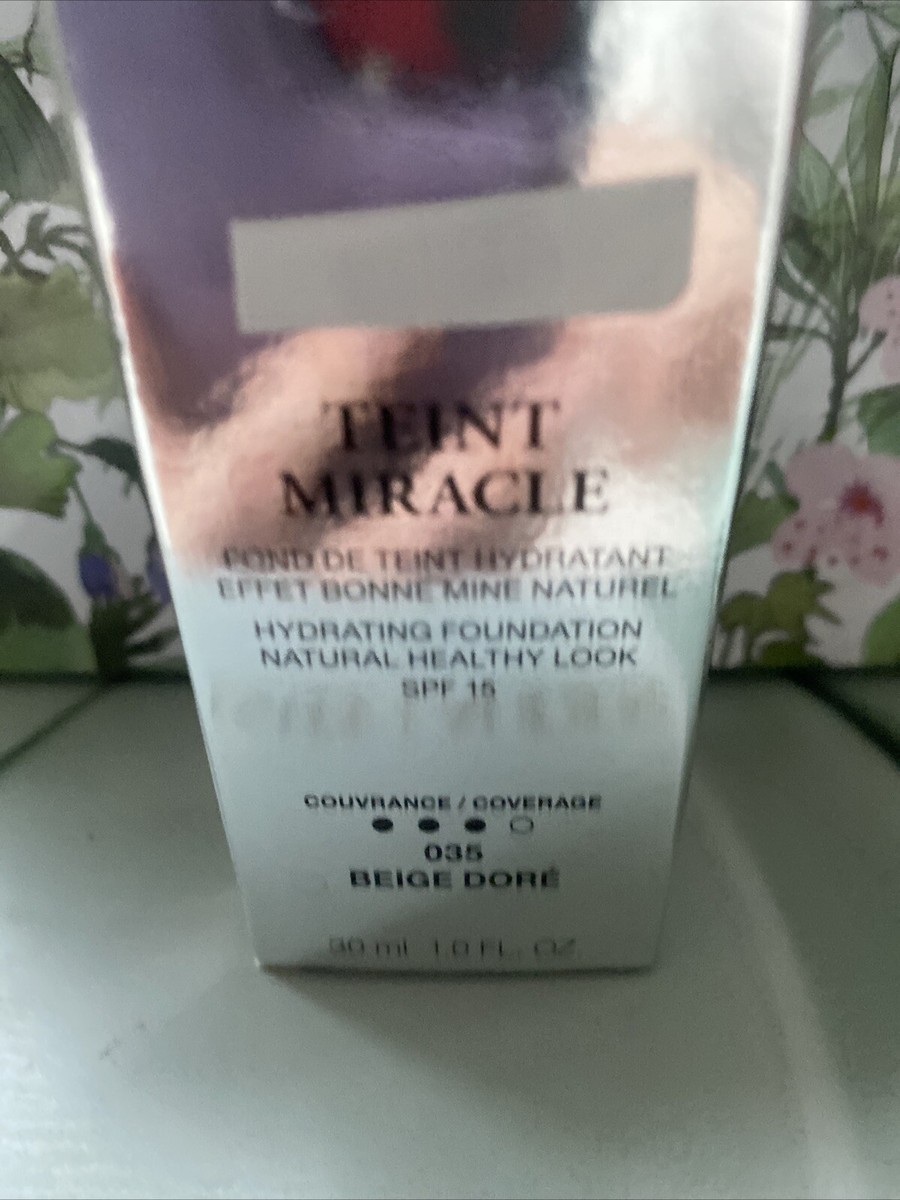 LANCOME 035 BEIGE DORE TEINT MIRACLE BARE SKIN PERFECTION BRAND