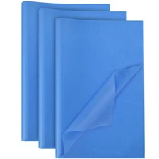 120 Sheets Blue Tissue Paper 14 x 20 Inch Gift Wrapping Paper for Wedding Bir...