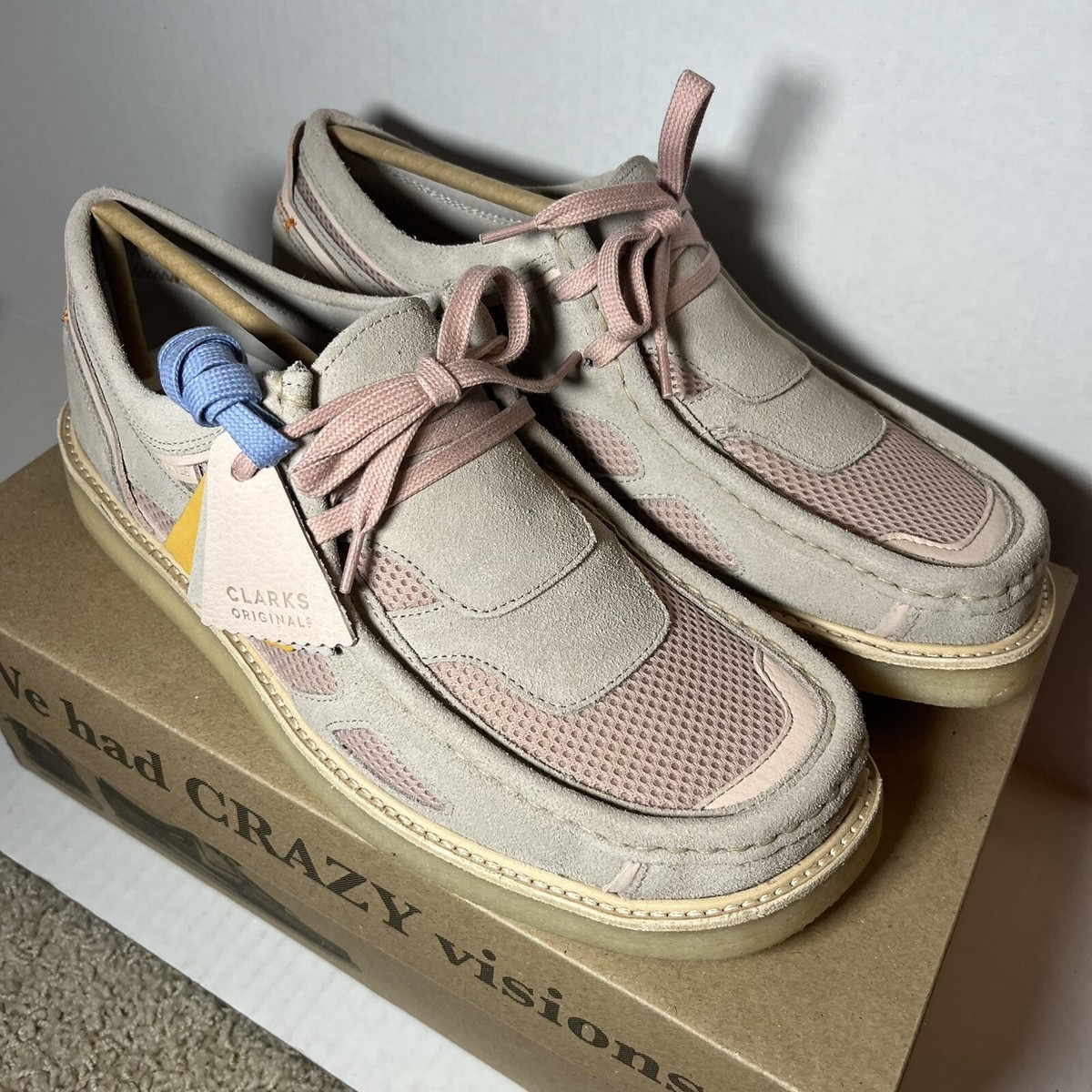 CLARKS ORIGINALS x UNION LA WALLABEE LOW Cameo Rose Size 9.5