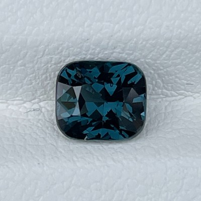 1.23 Cts Natural Cobalt Blue Spinel Cushion Cut Gemstone 6x5mm Jewelry Ring Gift
