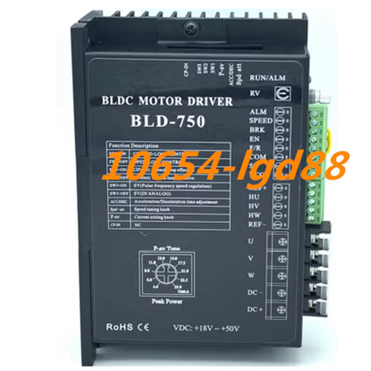 for BLD-750 48V Brushless DC Motor Driver 18-52VDC 750W BLDC Motor Controller@24