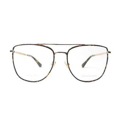 New JIMMY CHOO Eyeglasses JC250 06J Gold Havana Optical Frame 55