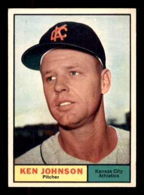 1961 Topps Baseball #24 Ken Johnson VG/EX *e1