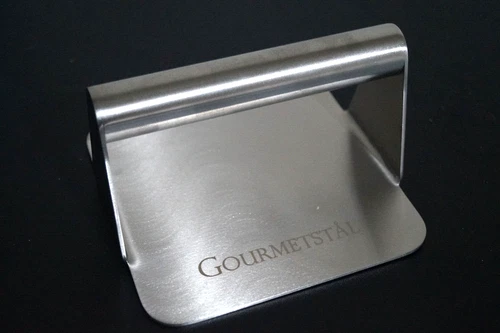 Gourmetstål Design Grillpresse Burgerpresse Quadratisch schwer Edelstahl NEU !!!