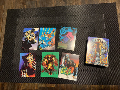 1992 Marvel Wolverine From Then Till Now 2 Complete Base Card Set NM Condition!