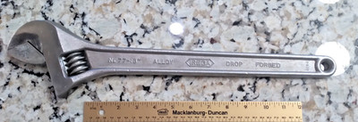IREGA 18'' ADJUSTABLE WRENCH #77-18 SPAIN ALLOY DROP-FORGED