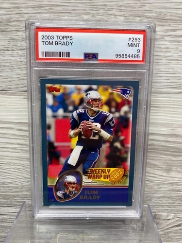 2003 Topps Tom Brady  293 PSA 9