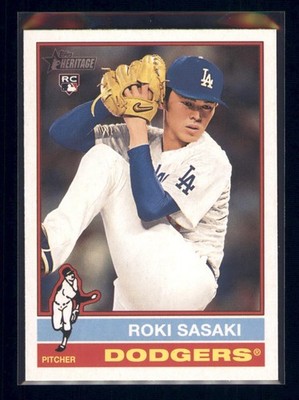 2025 Topps Heritage Roki Sasaki #224 Rookie