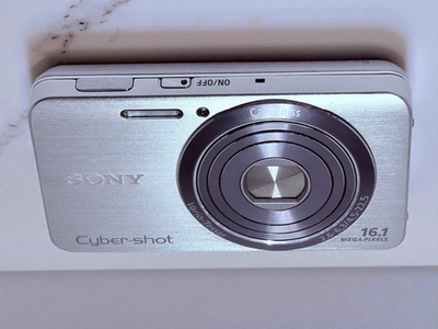 SONY Cyber shot DSC-W630 silver 16.1MP Digital Camera Good