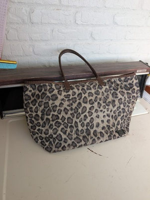 #ad Vtg Head Porter Yoshida amp; Co Leopard Print Tote Bag Made in Japan READ $70.00