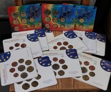 Konvolut M&uuml;nzsammlung: Euro-Kursm&uuml;nzens&auml;tze Spanien  und Deutschland